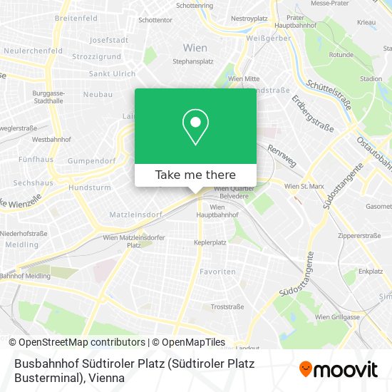 Busbahnhof Südtiroler Platz (Südtiroler Platz Busterminal) map