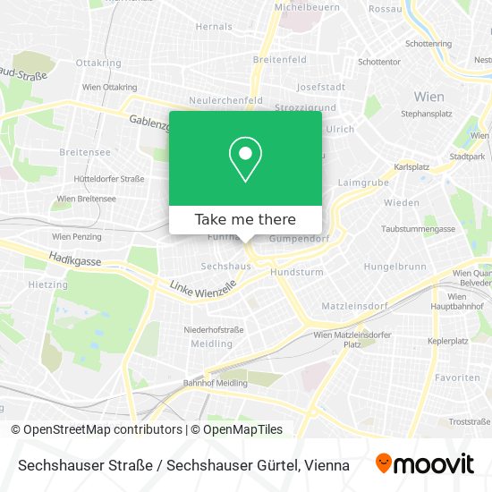 Sechshauser Straße / Sechshauser Gürtel map