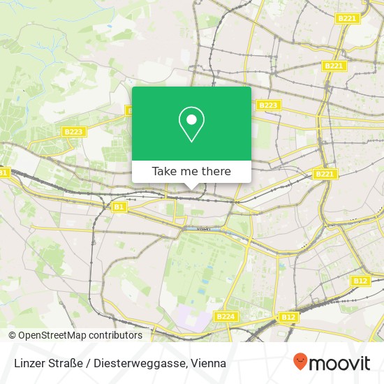 Linzer Straße / Diesterweggasse map
