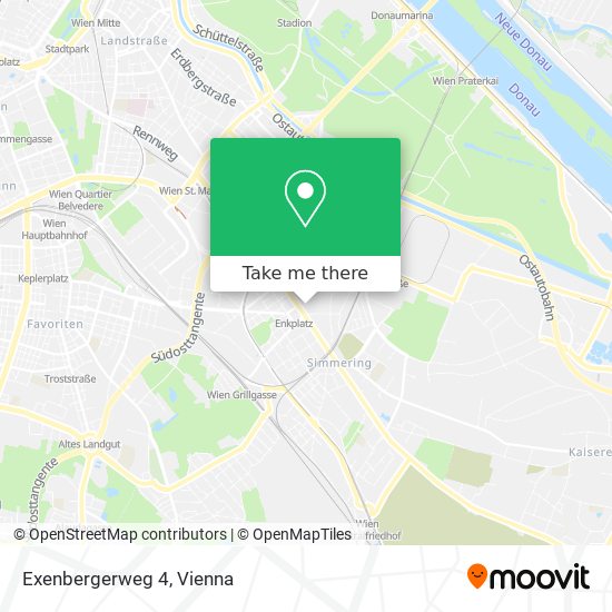 Exenbergerweg 4 map
