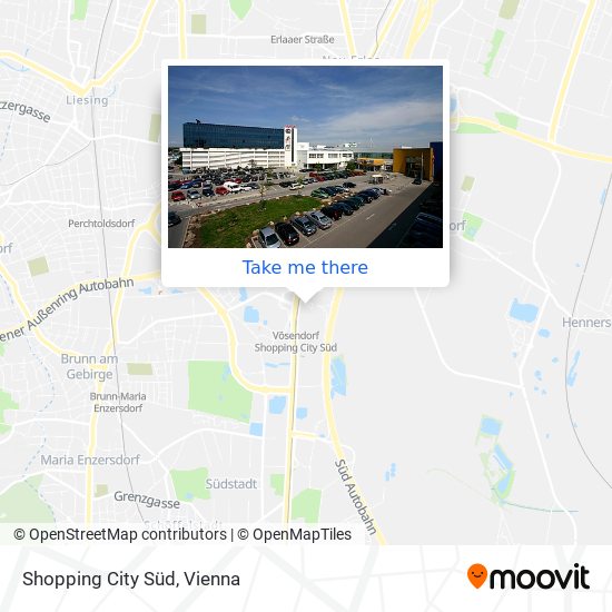 Shopping City Süd map