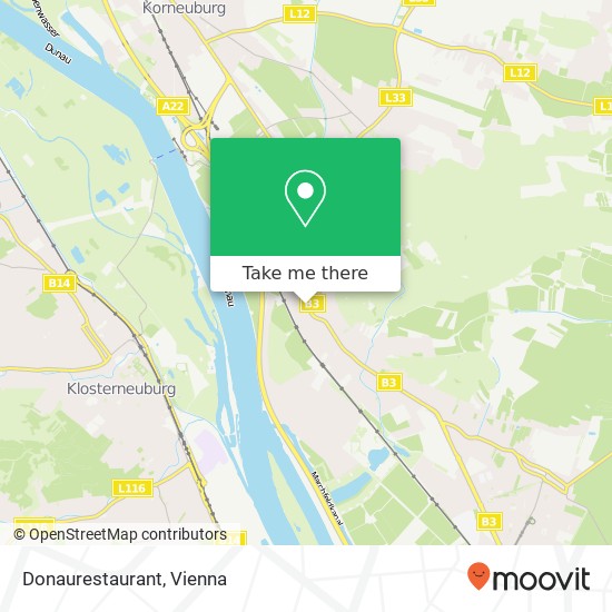 Donaurestaurant map