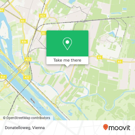 Donatelloweg map