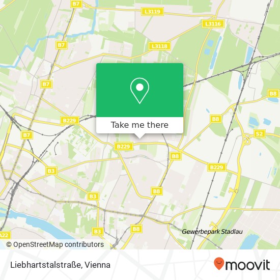 Liebhartstalstraße map