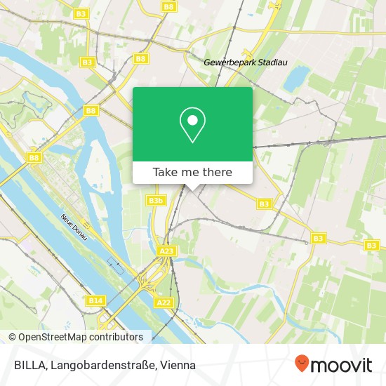 BILLA, Langobardenstraße map