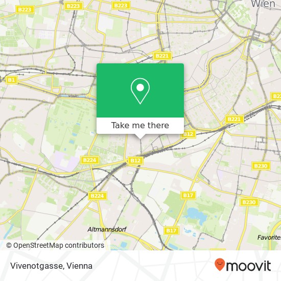 Vivenotgasse map