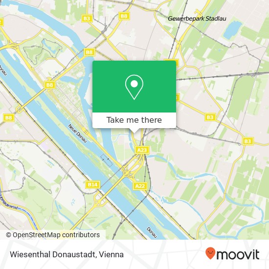 Wiesenthal Donaustadt map