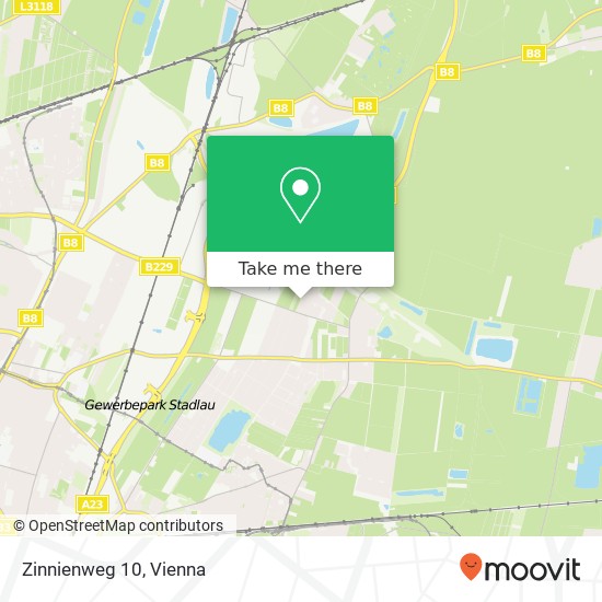 Zinnienweg 10 map