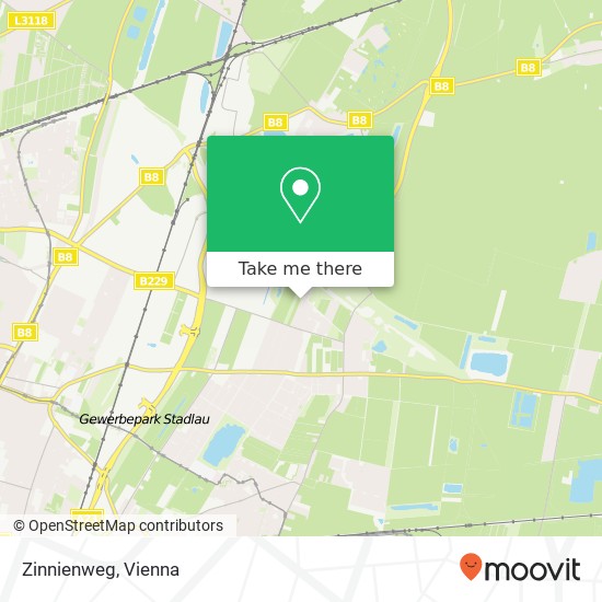 Zinnienweg map