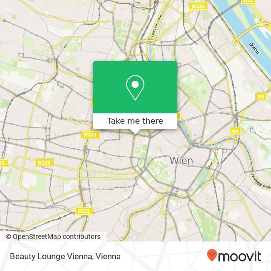 Beauty Lounge Vienna map