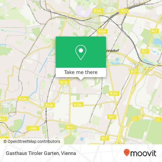 Gasthaus Tiroler Garten, Schlossparkgasse 1 1230 Wien map