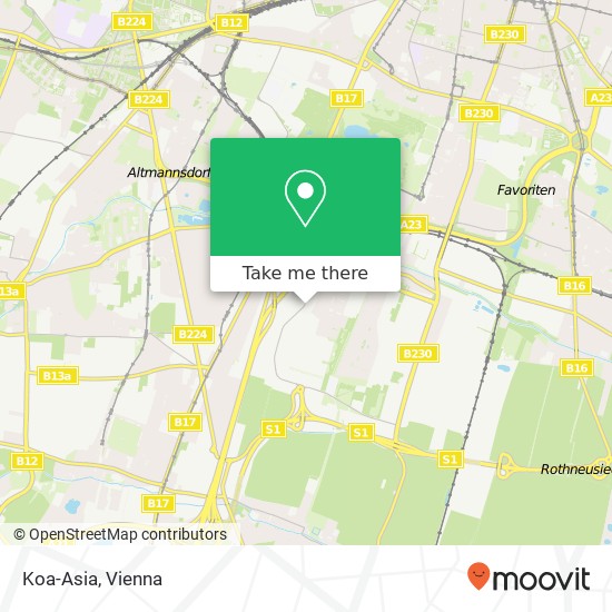 Koa-Asia, Richard-Strauss-Straße 21 1230 Wien map