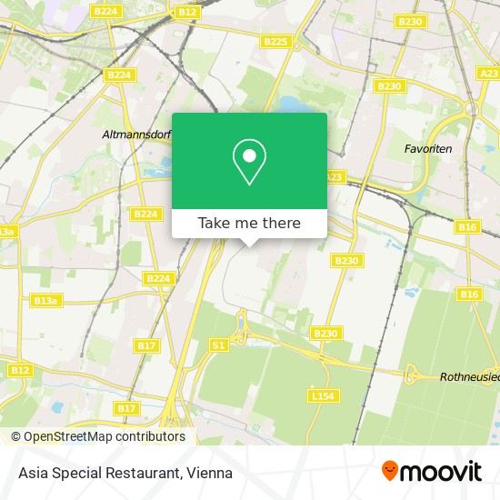 Asia Special Restaurant map