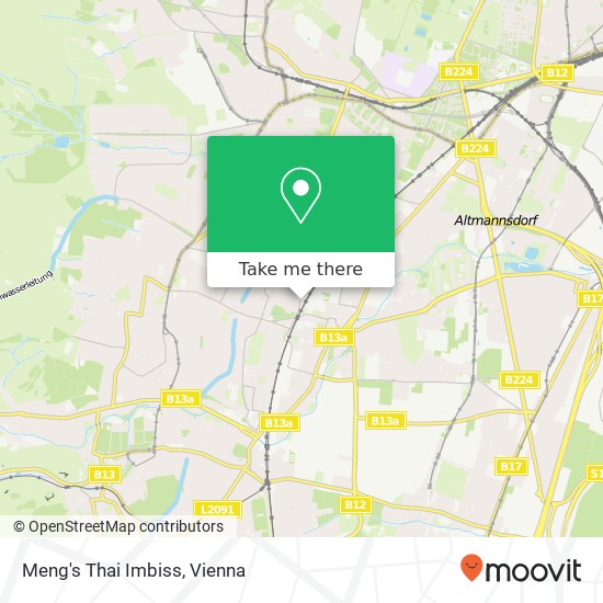 Meng's Thai Imbiss, Gatterederstraße 1230 Wien map