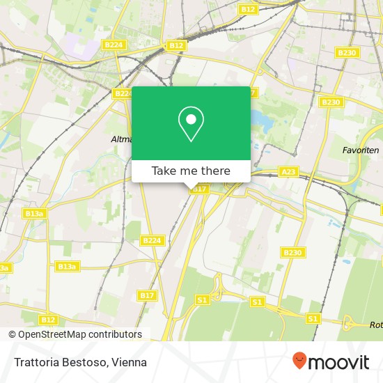 Trattoria Bestoso, Kinskygasse 21 1230 Wien map