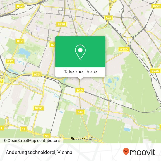 Änderungsschneiderei, Favoritenstraße 1100 Wien map