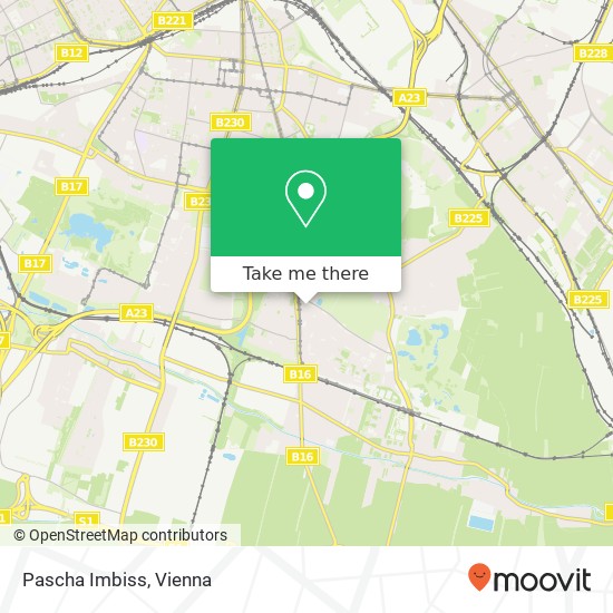 Pascha Imbiss, Favoritenstraße 1100 Wien map