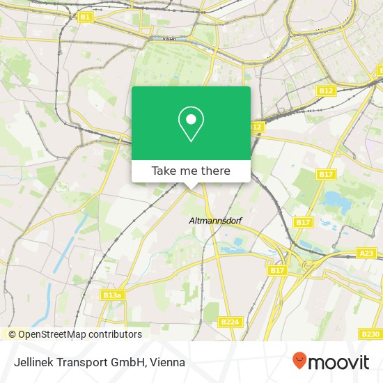 Jellinek Transport GmbH, Sagedergasse 52 1120 Wien map