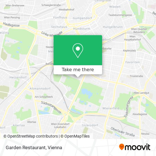 Garden Restaurant map