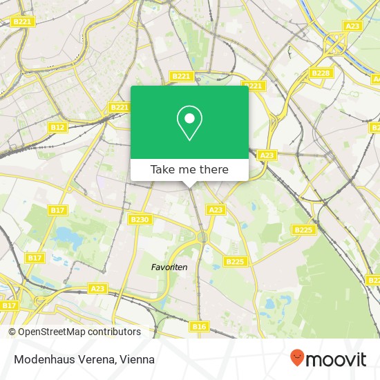 Modenhaus Verena, Favoritenstraße 168 1100 Wien map