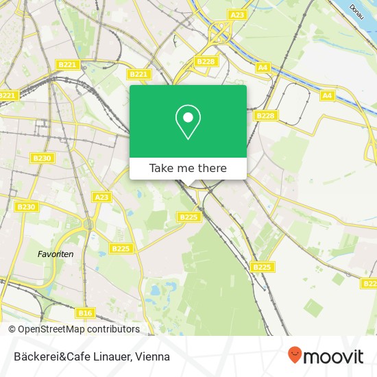 Bäckerei&Cafe Linauer, Gadnergasse 2 1110 Wien map