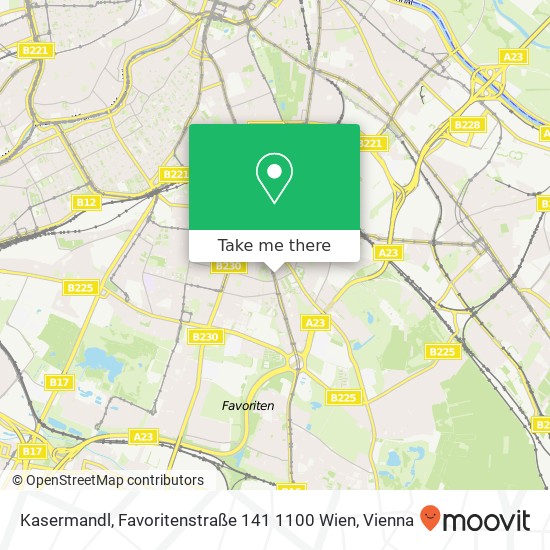 Kasermandl, Favoritenstraße 141 1100 Wien map