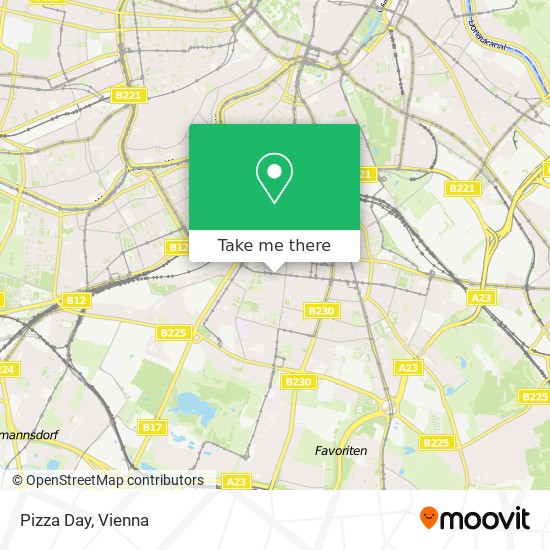 Pizza Day map