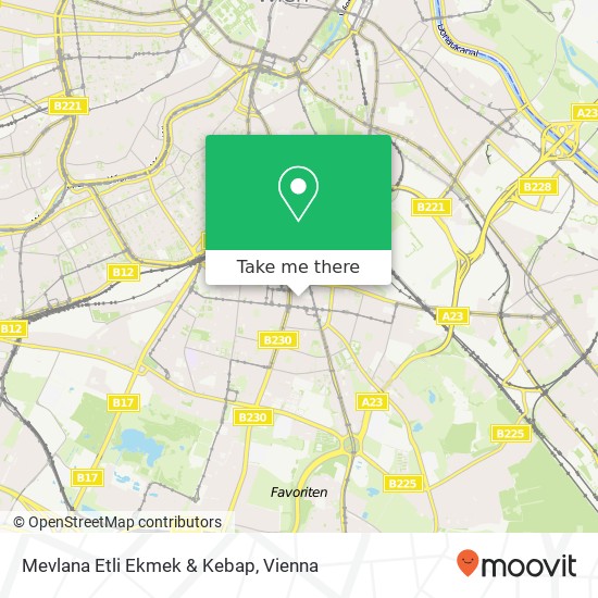 Mevlana Etli Ekmek & Kebap, Pernerstorfergasse 31 1100 Wien map