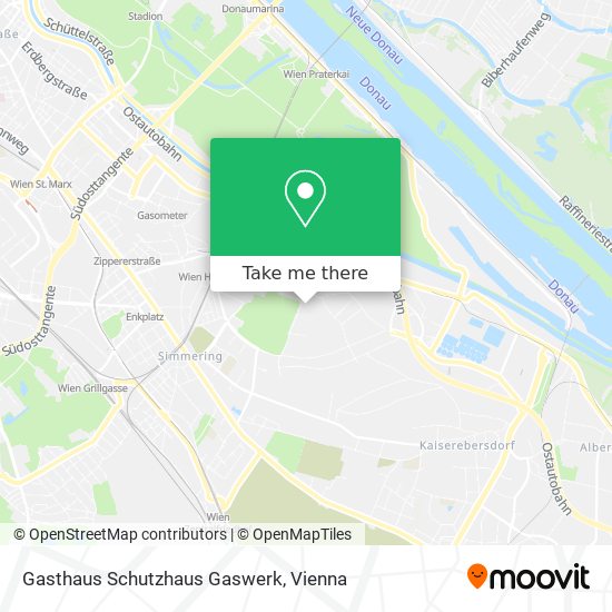 Gasthaus Schutzhaus Gaswerk map