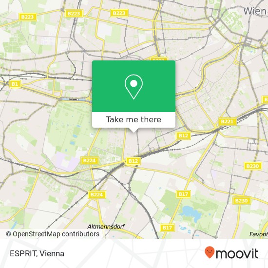 ESPRIT, Meidlinger Hauptstraße 29 1120 Wien map