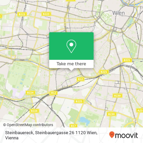 Steinbauereck, Steinbauergasse 26 1120 Wien map