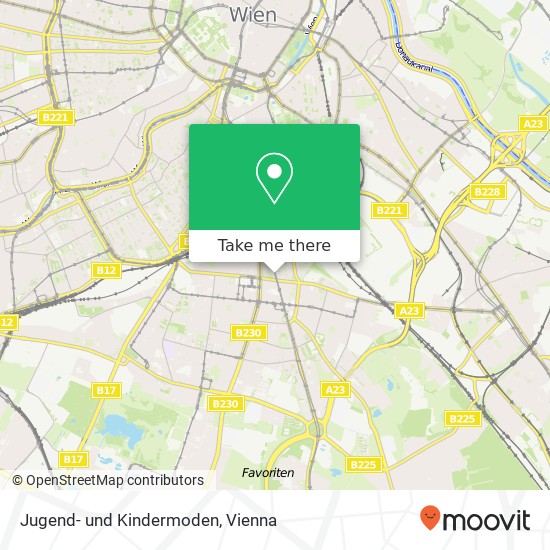 Jugend- und Kindermoden, 1100 Wien map
