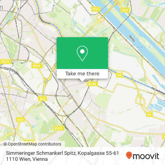 Simmeringer Schmankerl Spitz, Kopalgasse 55-61 1110 Wien map