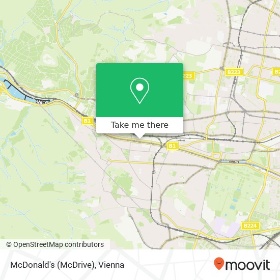 McDonald's (McDrive), Hadikgasse 254 1140 Wien map