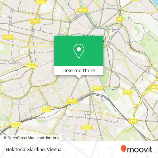 Gelateria Giardino, Wiedner Hauptstraße 55 1040 Wien map