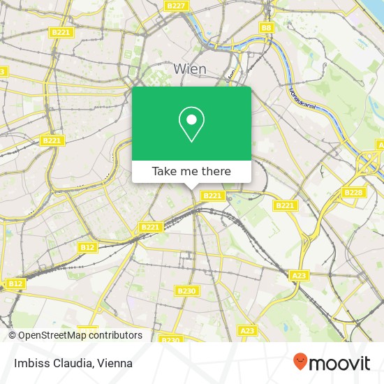 Imbiss Claudia, Favoritenstraße 39 1040 Wien map