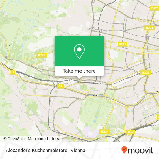 Alexander's Küchenmeisterei, Linzer Straße 120 1140 Wien map