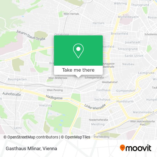 Gasthaus Mlinar map