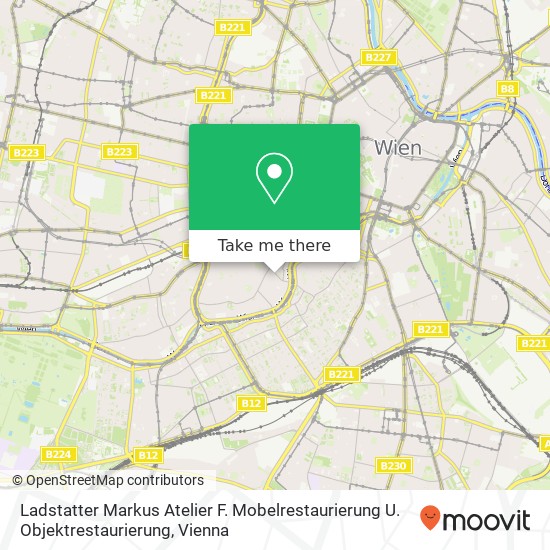 Ladstatter Markus Atelier F. Mobelrestaurierung U. Objektrestaurierung, Hofmühlgasse 17 1060 Wien map