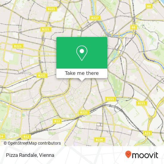 Pizza Randale, Kettenbrückengasse 1 Wien map