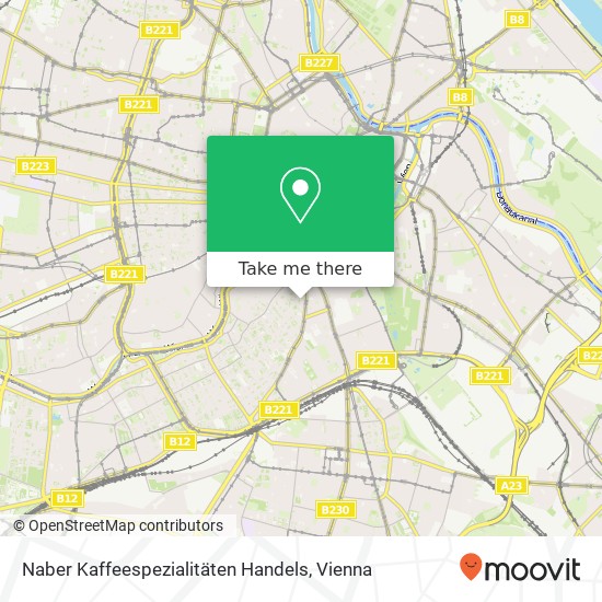 Naber Kaffeespezialitäten Handels, Wiedner Hauptstraße 40 1040 Wien map