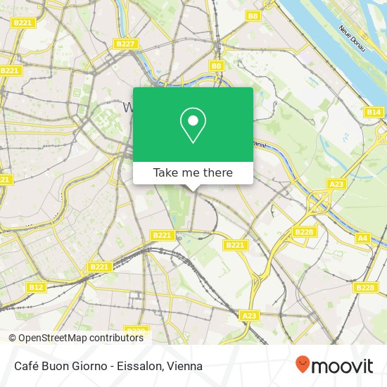 Café Buon Giorno - Eissalon, Rennweg 22 1030 Wien map