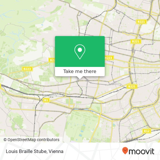 Louis Braille Stube, Hägelingasse 4 1140 Wien map