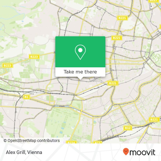 Alex Grill, Meiselstraße 1150 Wien map