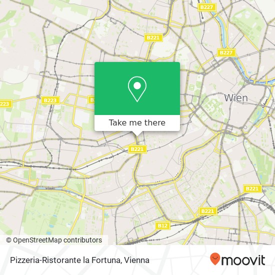 Pizzeria-Ristorante la Fortuna, Neubaugürtel 1070 Wien map