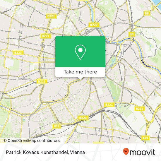 Patrick Kovacs Kunsthandel, Rechte Wienzeile 31 1040 Wien map