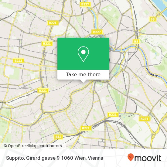 Suppito, Girardigasse 9 1060 Wien map