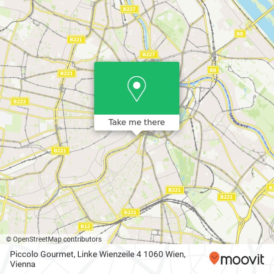 Piccolo Gourmet, Linke Wienzeile 4 1060 Wien map