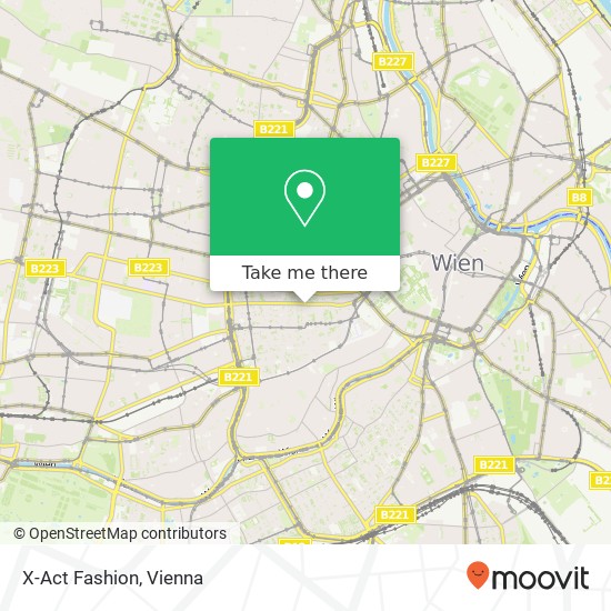 X-Act Fashion, Neubaugasse 72 1070 Wien map