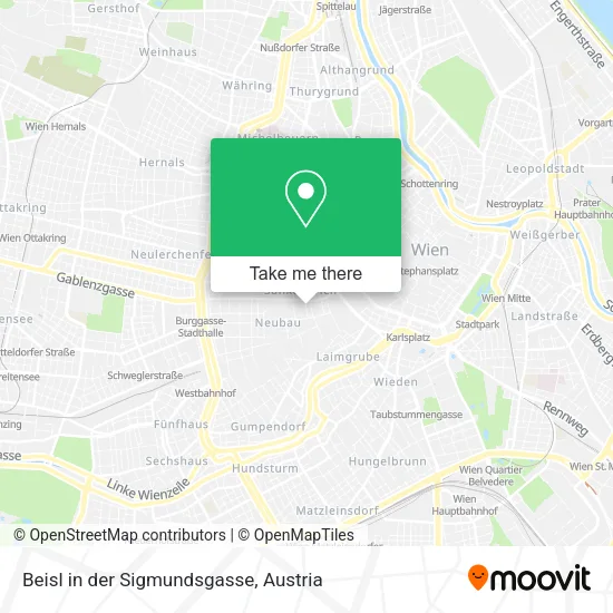 Beisl in der Sigmundsgasse map
